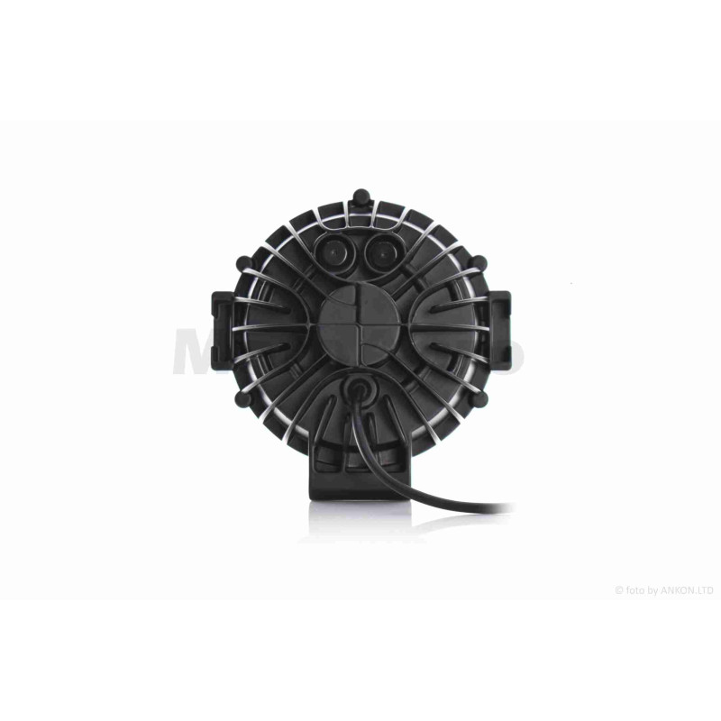 Фара  мото  діодна, кругла, D160, жовтий габарит