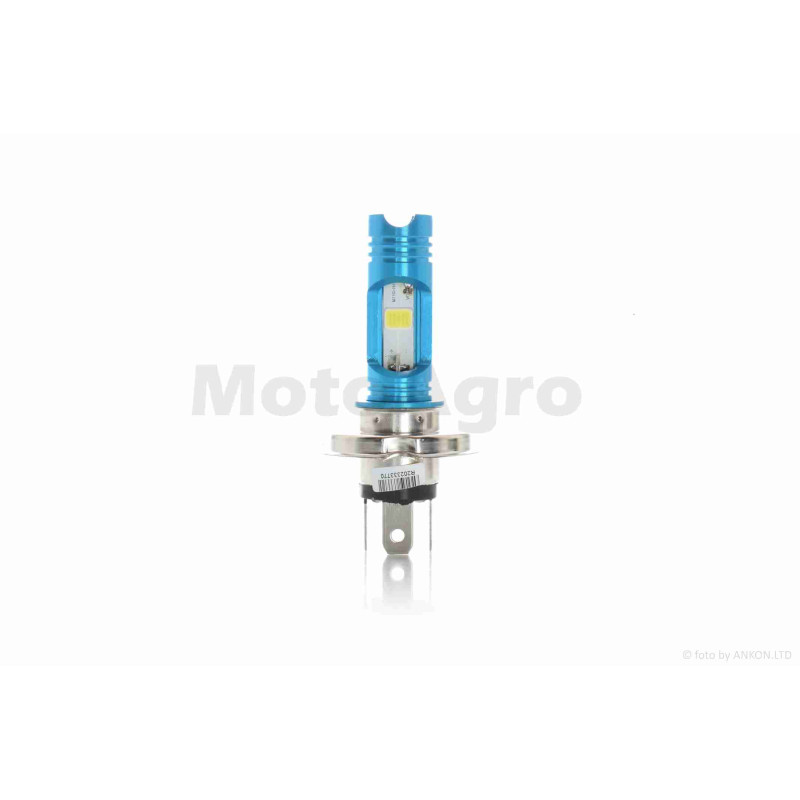 Лампа фари діодна  H4  12V 35/35W  3 кристали