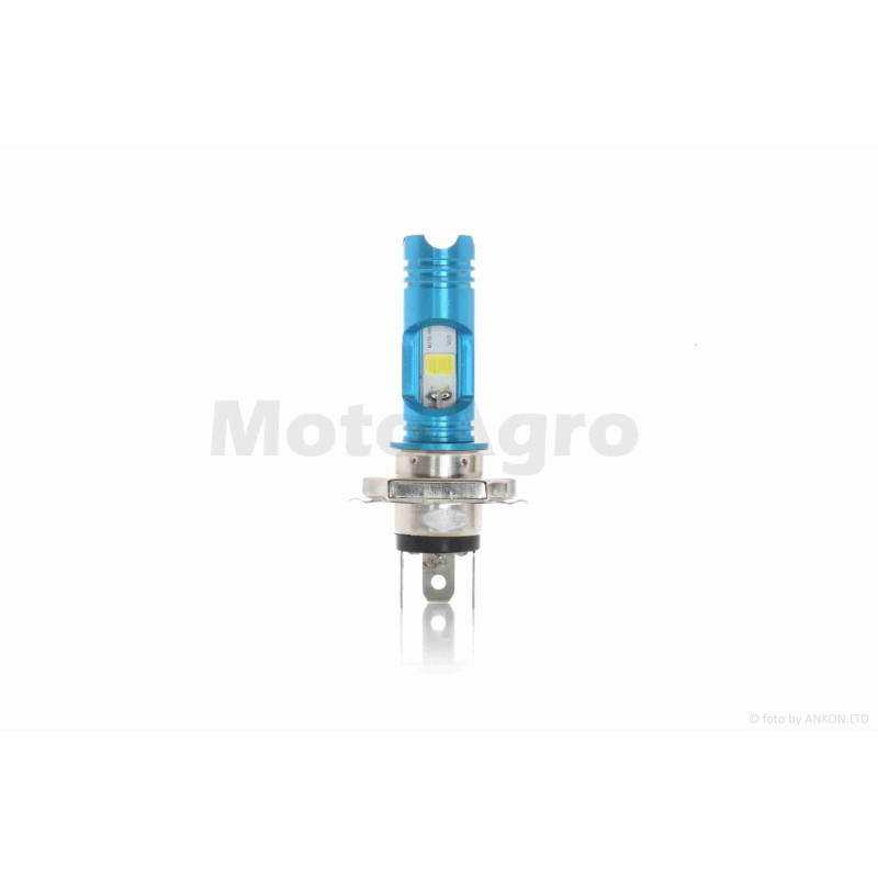 Лампа фари діодна  H4  12V 35/35W  3 кристали