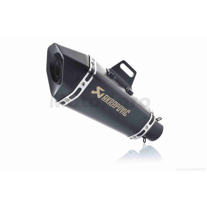Глушник прямоток  #XX007  "AKRAPOVIC"  (чорний)
