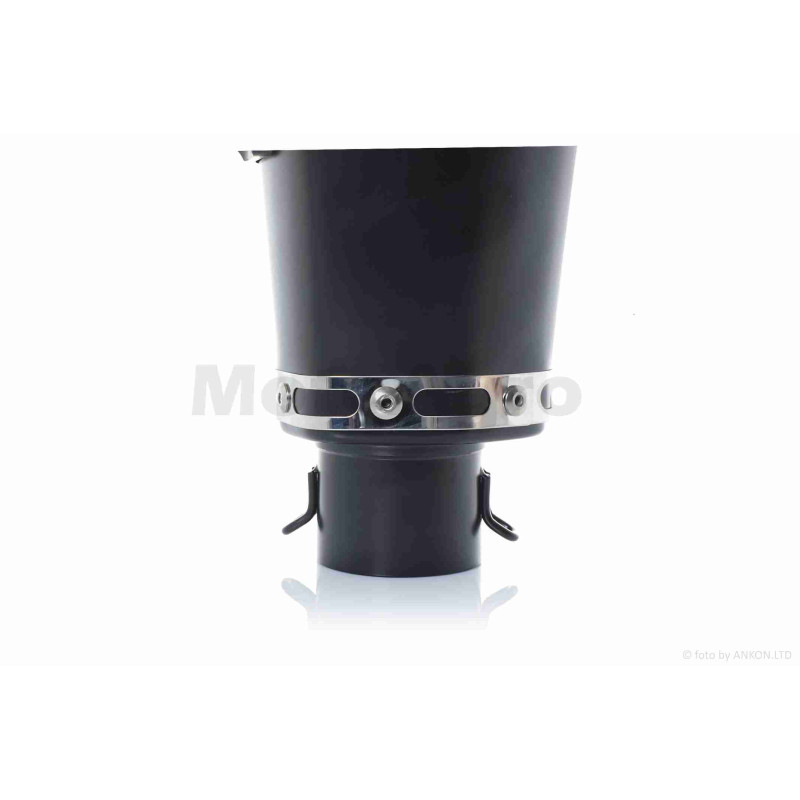 Глушник прямоток  #XX007  "AKRAPOVIC"  (чорний)