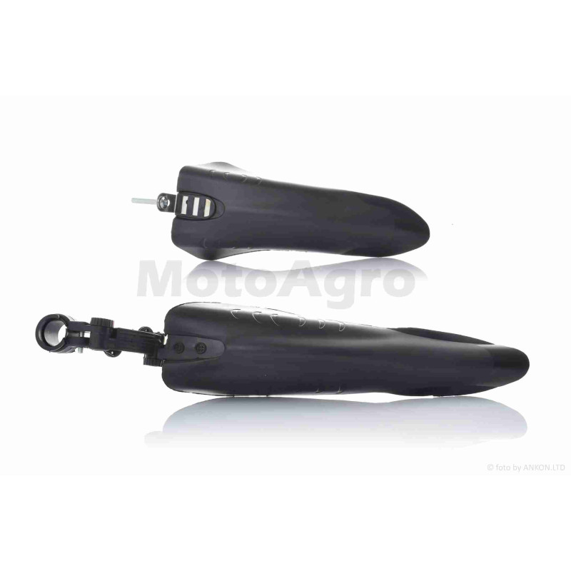 Крила бризковики вело  пластмас  (чорні)  #DNB-003