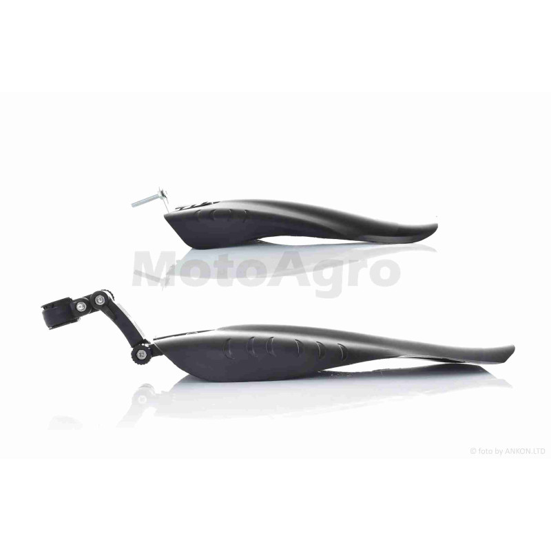 Крила бризковики вело  пластмас  (чорні)  #DNB-003