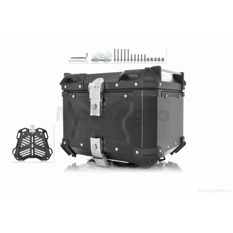 Кофр  410*330*310mm, 42L  алюмінієвий, чорний