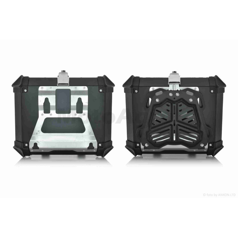 Кофр  410*330*310mm, 42L  алюмінієвий, чорний