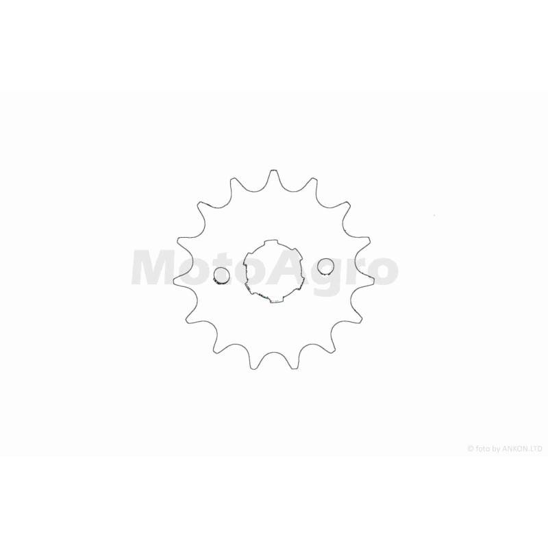 Зірка трансмісії передня  CB/CG  428-15T