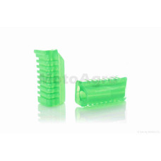 Гумки підніжок водія на мопед альфа на мопед дельта силіконові "LIPAI" (зелені)