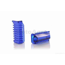 Гумки підніжок водія на мопед альфа на мопед дельта силіконові "LIPAI" (сині)