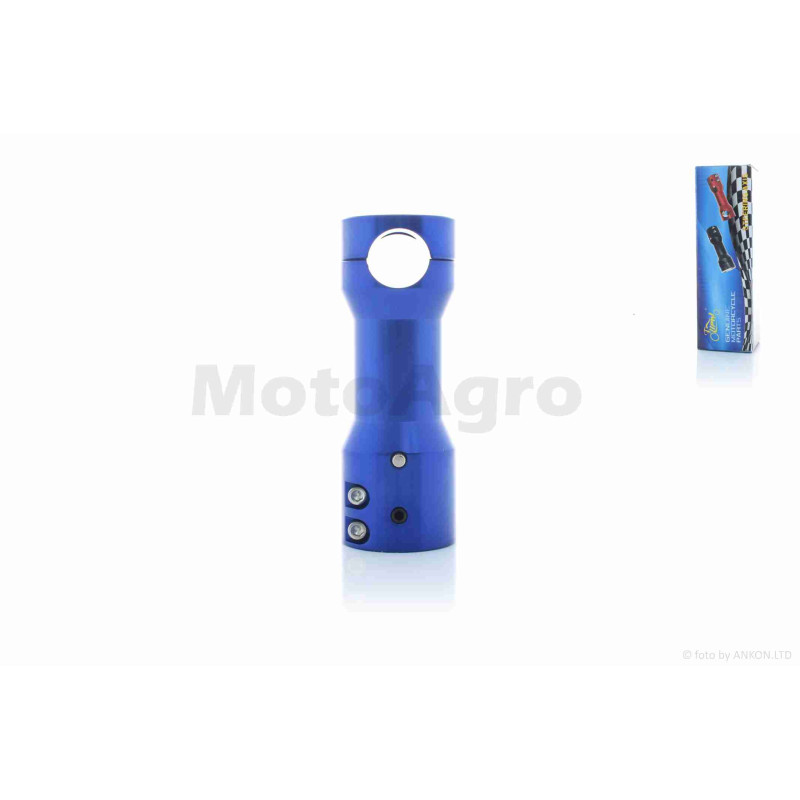 Кріплення відкритого керма на скутера (винос)  29mm, синій