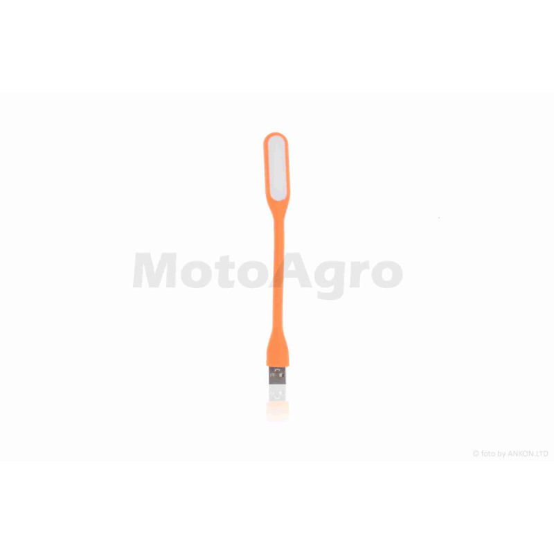 Світлодіодна лампа для ноутбука, USB, 1.2 Вт помаранчева