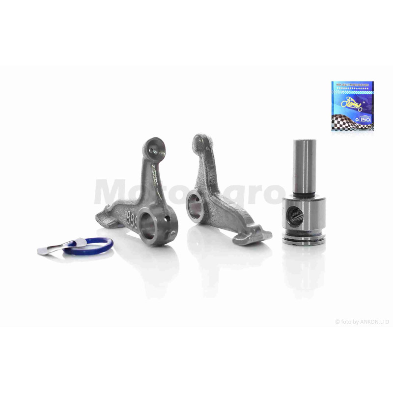 Товкачі штанг ГРМ (коромисла)  CG125/150  +вал  "LIPAI"