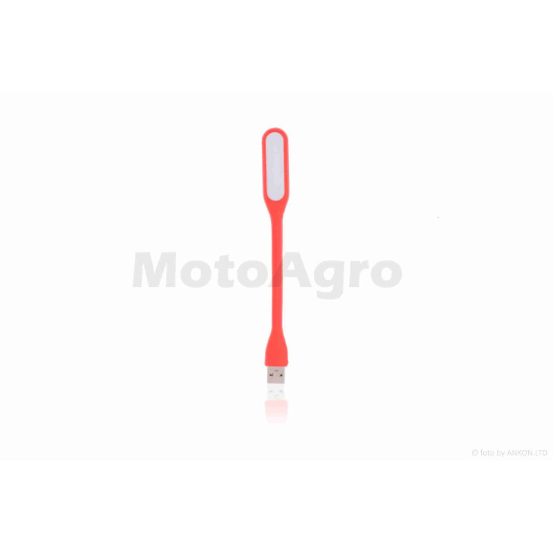 Світлодіодна лампа для ноутбука, USB, 1.2 Вт червона