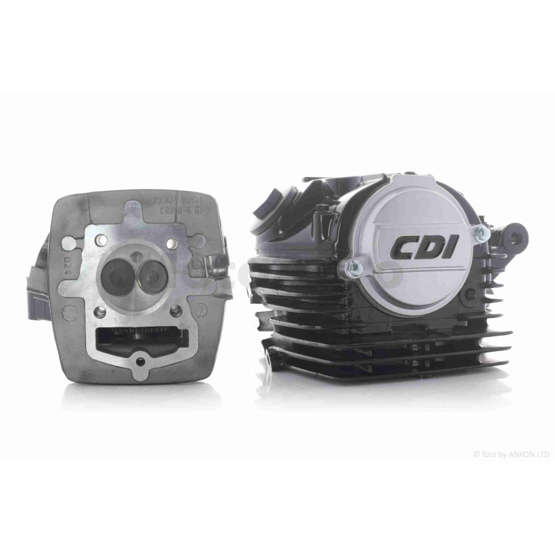 Головка циліндра  165FMM/166FMM CB200/CB250  D65.5, d27/31.5 у зборі  "LIPAI"  (чорна, TTR250)