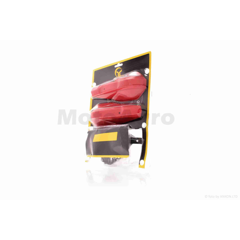 Захист рук на кермо (пара)  мото  #VLM-026  "CHENGYE"  (червоний)