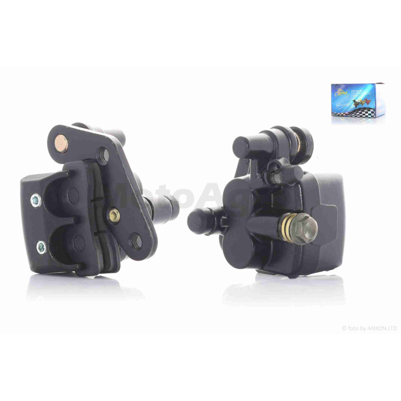 Супорт гальмівний  TTR125  передній, двопоршневий  "LIPAI"  (чорний)