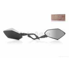 Дзеркала M8 R+R шестикутні чорні AT-22380