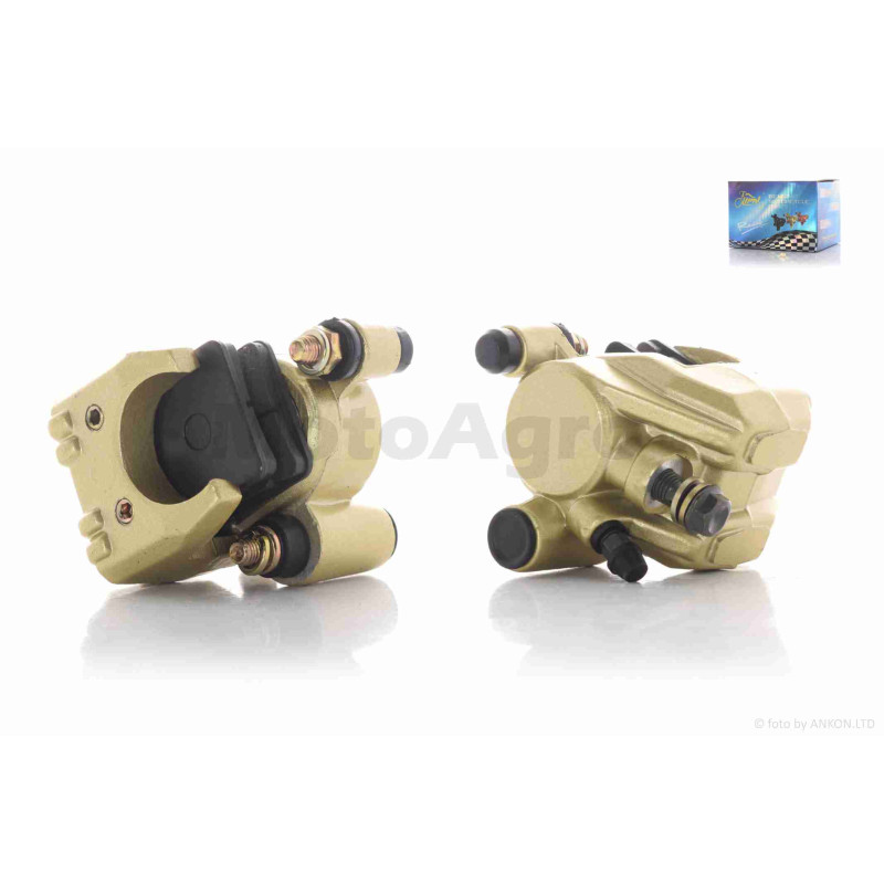 Супорт гальмівний  однопоршневий, вухо вправо  "LIPAI"  (золотистий)