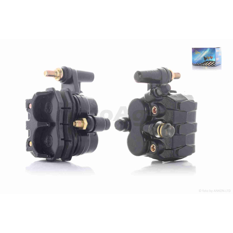 Супорт гальмівний  двопоршневий, вухо вліво  "LIPAI"  (чорний)