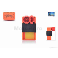 Комутатор на китайський скутер 50-150 "LIPAI" (помаранчевий прозорий) A