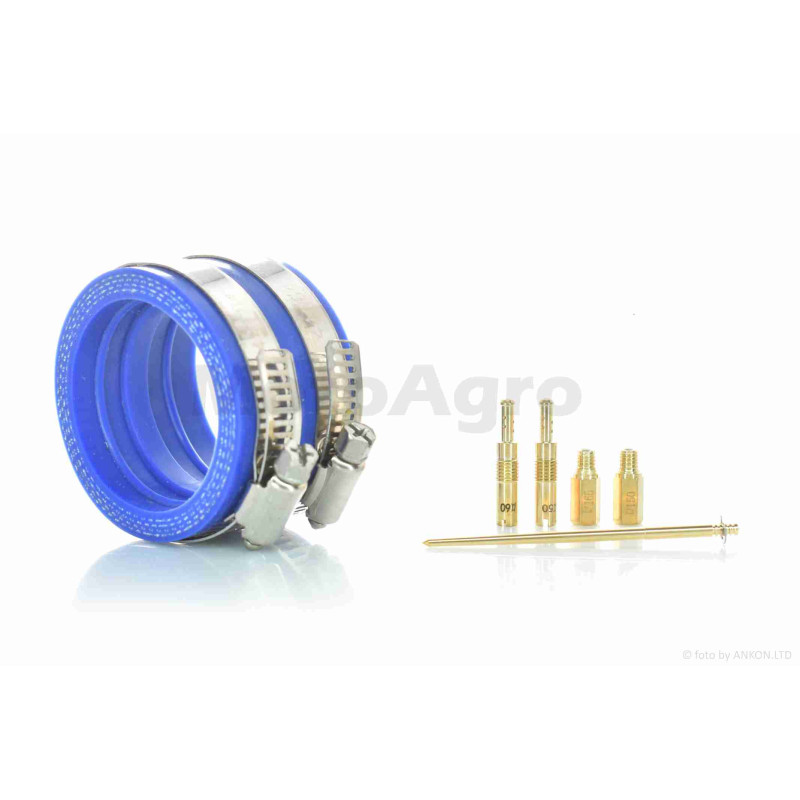 Карбюратор  PWK36  ручне підкачування  +патрубок, жиклери, голка  "KEIHIN"  (репліка)