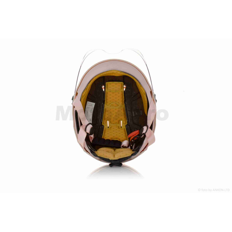 Шлем каска  "DAVID"  (#D316, розовый, M-XL, ABS)