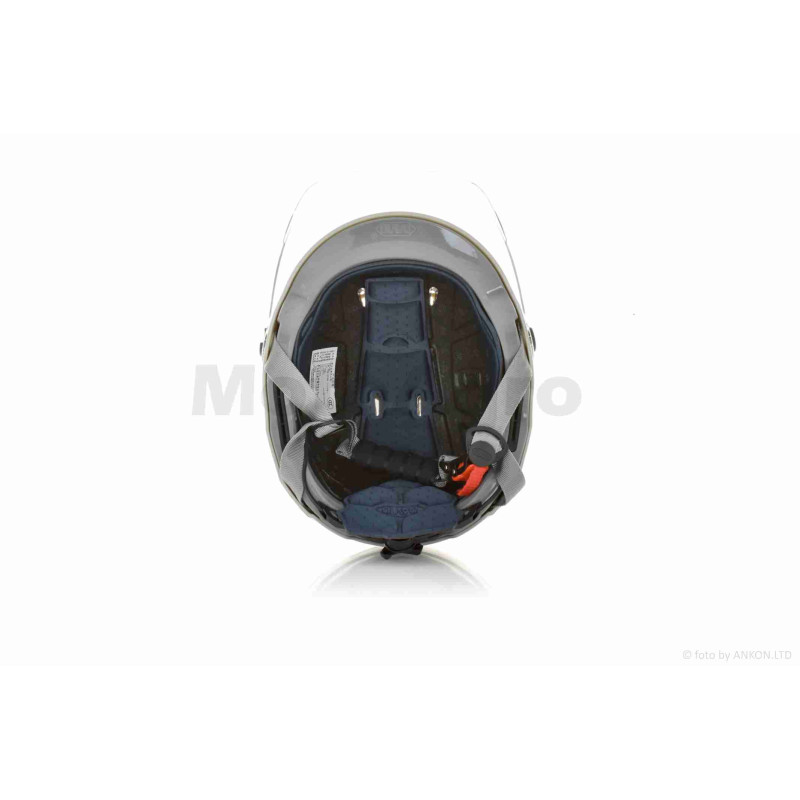 Шолом каска  "DAVID"  (#D316, сірий, регулятор розміру S/M, АBS)