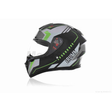Шолом інтеграл "DAVID" ( D820F чорно-сіро-зелений XL ABS)