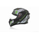 Шолом інтеграл  "DAVID"  (#D820F, чорно-сіро-зелений, XL, ABS)