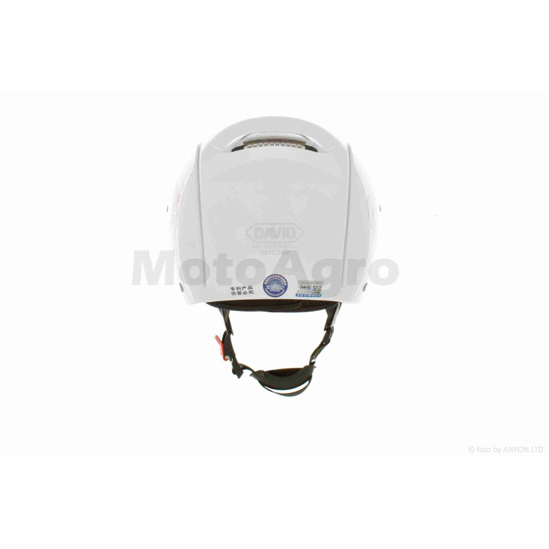 Шолом відкритий підлітковий  "DAVID"  (#S310B, білий, M-XL, ABS)