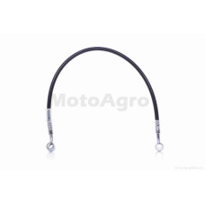 Шланг гальмівний гідравлічний армований 400mm чорний AT-22506