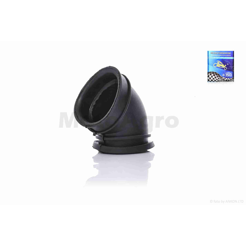 Патрубок повітряного фільтра  AD50, AG50, AG100, V100, LETS  "LIPAI"  чорний