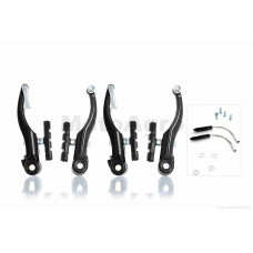 Гальмівна система на велосипед V-brake супорти колодки кожух троса VS-001
