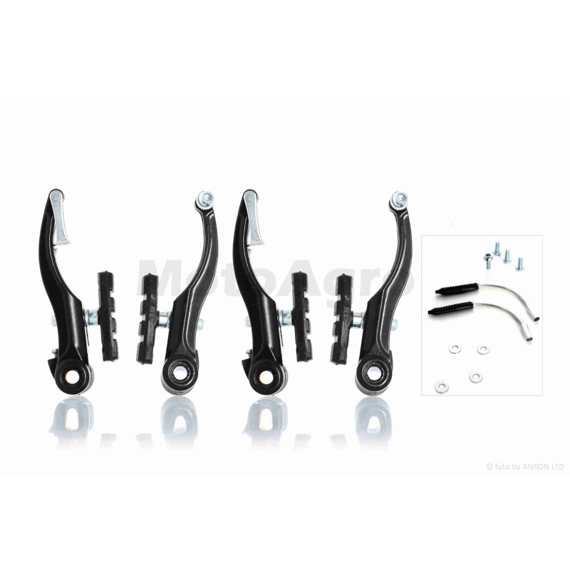 Гальмівна система вело  V-brake  супорти, колодки, кожух троса  #VS-001