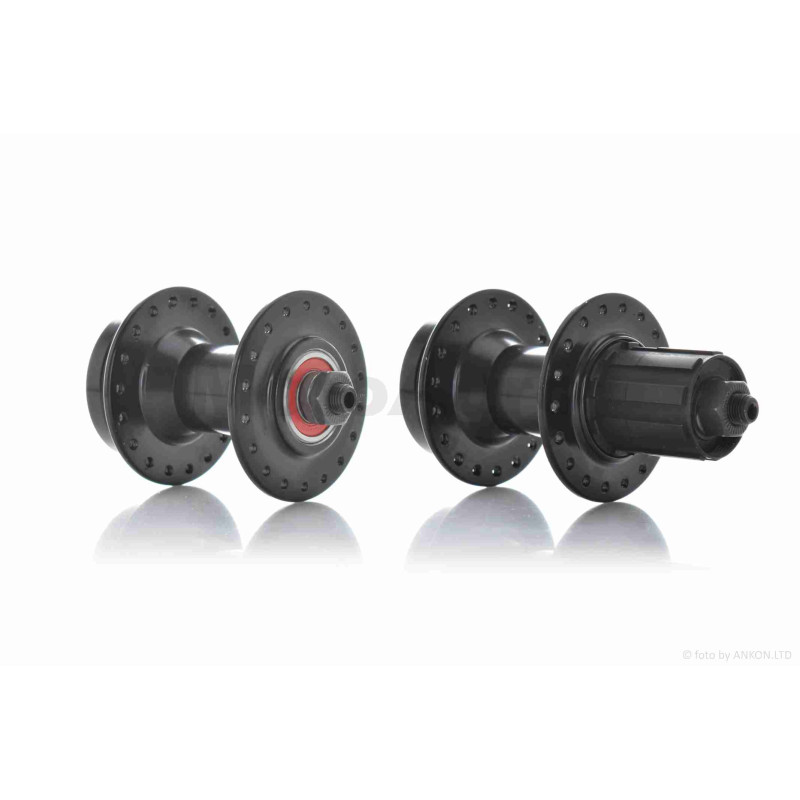 Втулки колеса (маточини) вело пара, алюмінієві, 36 спиць, дискове гальмо  #ZP-009