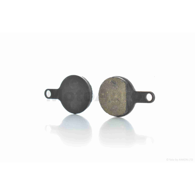 Колодки гальмівні вело  під диск, круглі, d22  #LLP-002-1