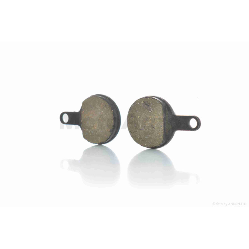 Колодки гальмівні вело  під диск, круглі, d22  #LLP-002-1