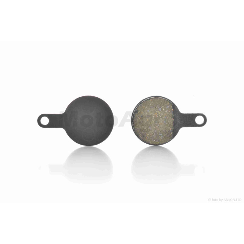 Колодки гальмівні вело  під диск, круглі, d22  #LLP-002-1