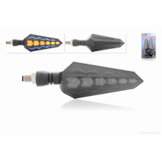 Повороти діодні пари блискавка гнучка ніжка (сині)