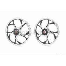 Диск колеса задній 17"-1.60 на мопед альфа/Active d12 литий трикутник AT-6332