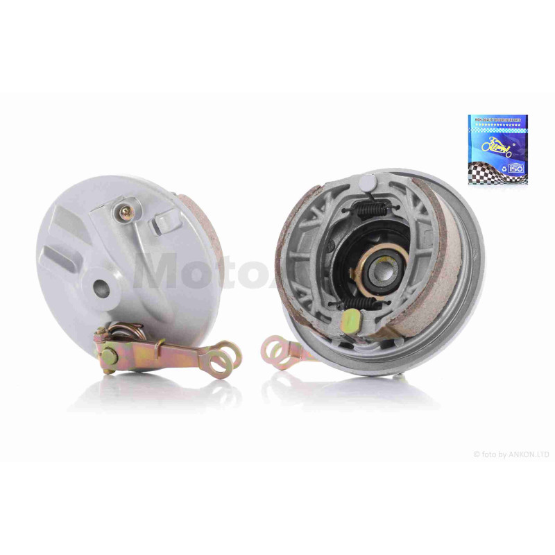 Кришка барабана гальмівного (перед)  Delta  d12  +колодки  "LIPAI"