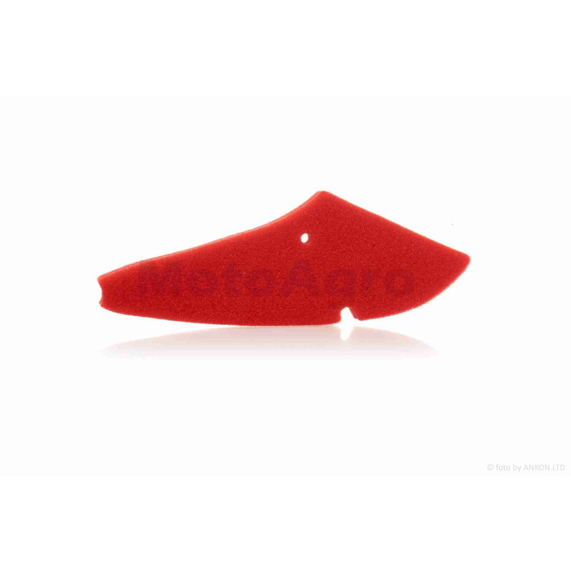 Фільтр повітряний  AD110  поролон, з просоченням, червоний