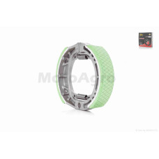 Колодки гальмівні (барабан) на китайський скутер 10/12" на скутер хонда леад на мопед дельта пряма пружина "LIPAI" (зелені на мотоцикл CG-125/150)