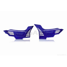 Пластик на мопед дельта боковая пара на бардачок длинный синий