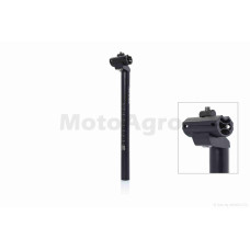 Труба подседельная на велосипед L-350 D-27.2 черная с креплением ZG-005 "MYSPACE"