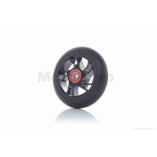 Колесо на самокат з підшипником 608-2RS металеве чорне D100mm LZ-001-3 AT-5097