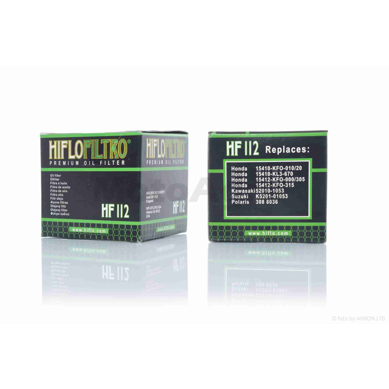 Фільтр масляний мото  HF112  D50/H38  "HIFLO"  ТАЙЛАНД