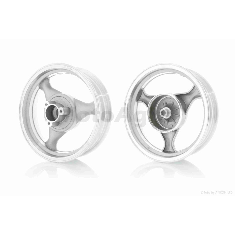 Диск колеса задній  13"-3.50 литий, 19 шліців, 3 спиці, диск