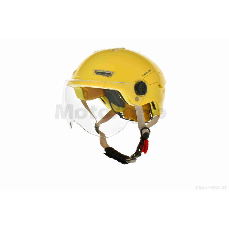 Шлем каска  "DAVID"  (#D316, желтый, S-M ABS)