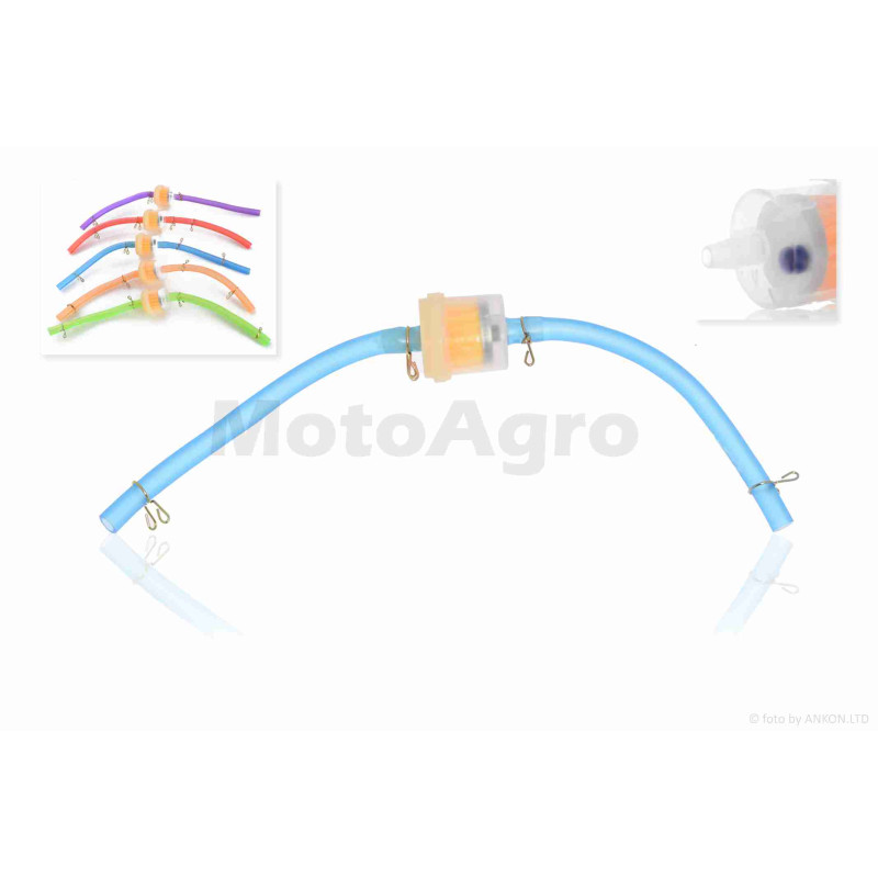 Фільтр паливний барило з магнітом, шланги та хомути  D-32  d-6