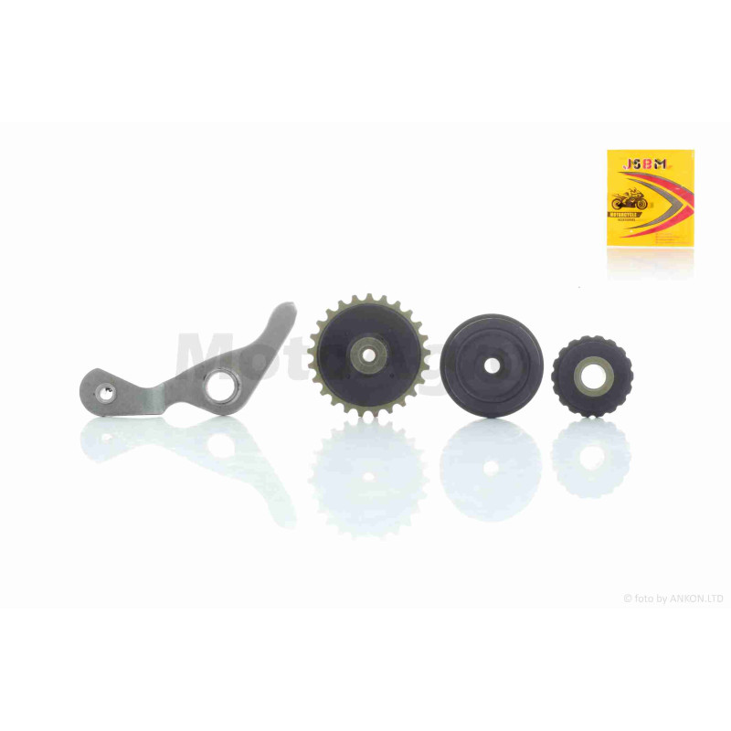 Ремкомплект ГРМ  Delta, Alpha, Active 110  3 ролики, важіль